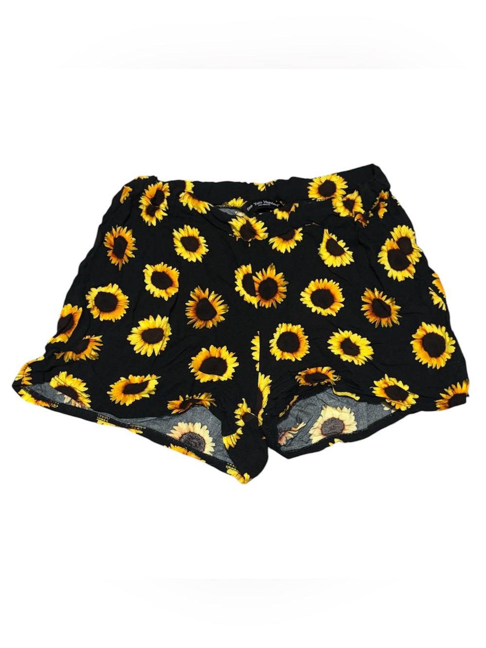 See You Monday EUC Sunflower Shorts